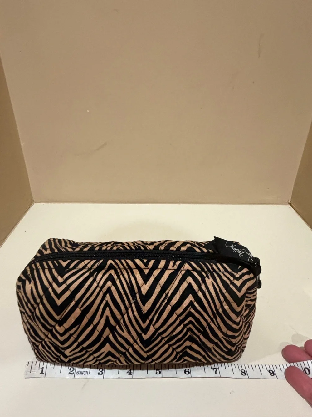 Vera Bradley quilted cosmetic